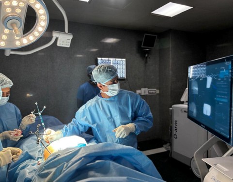Minimally invasive RFA procedure for bone tumour treatment
